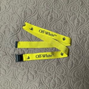 Off-White Logo Classic Industrial Fabric Belt